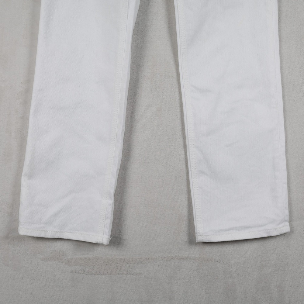 Tory Burch White High Rise Button Fly Embroidered Flower Cropped‎ Jeans Size 27 - Picture 11 of 16